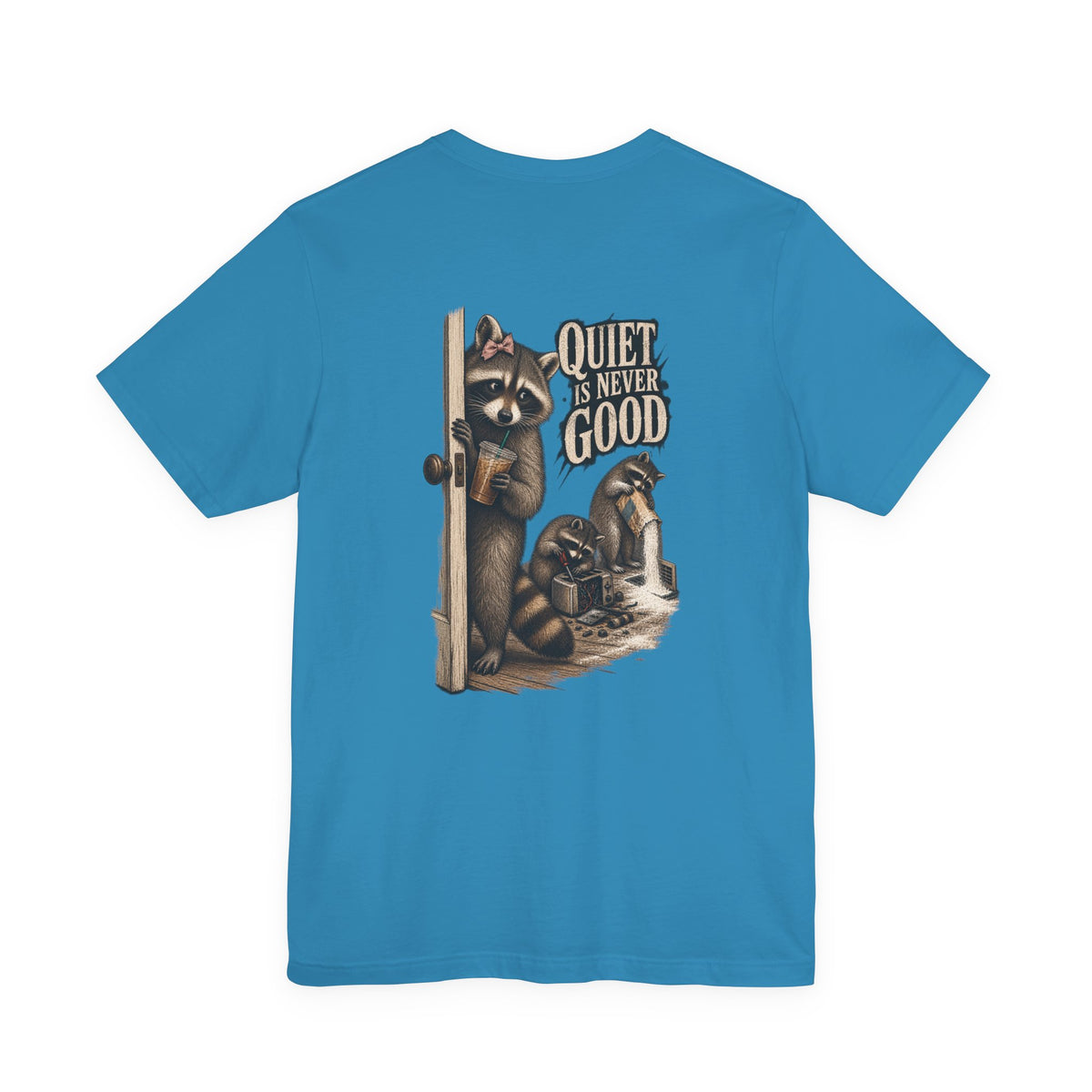 Quiet Is Never Good Tee - Brandy