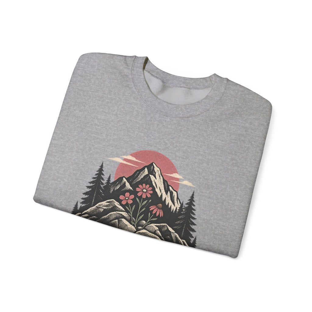 Girl Dad Sweatshirt – Mountain Adventure Graphic Crewneck
