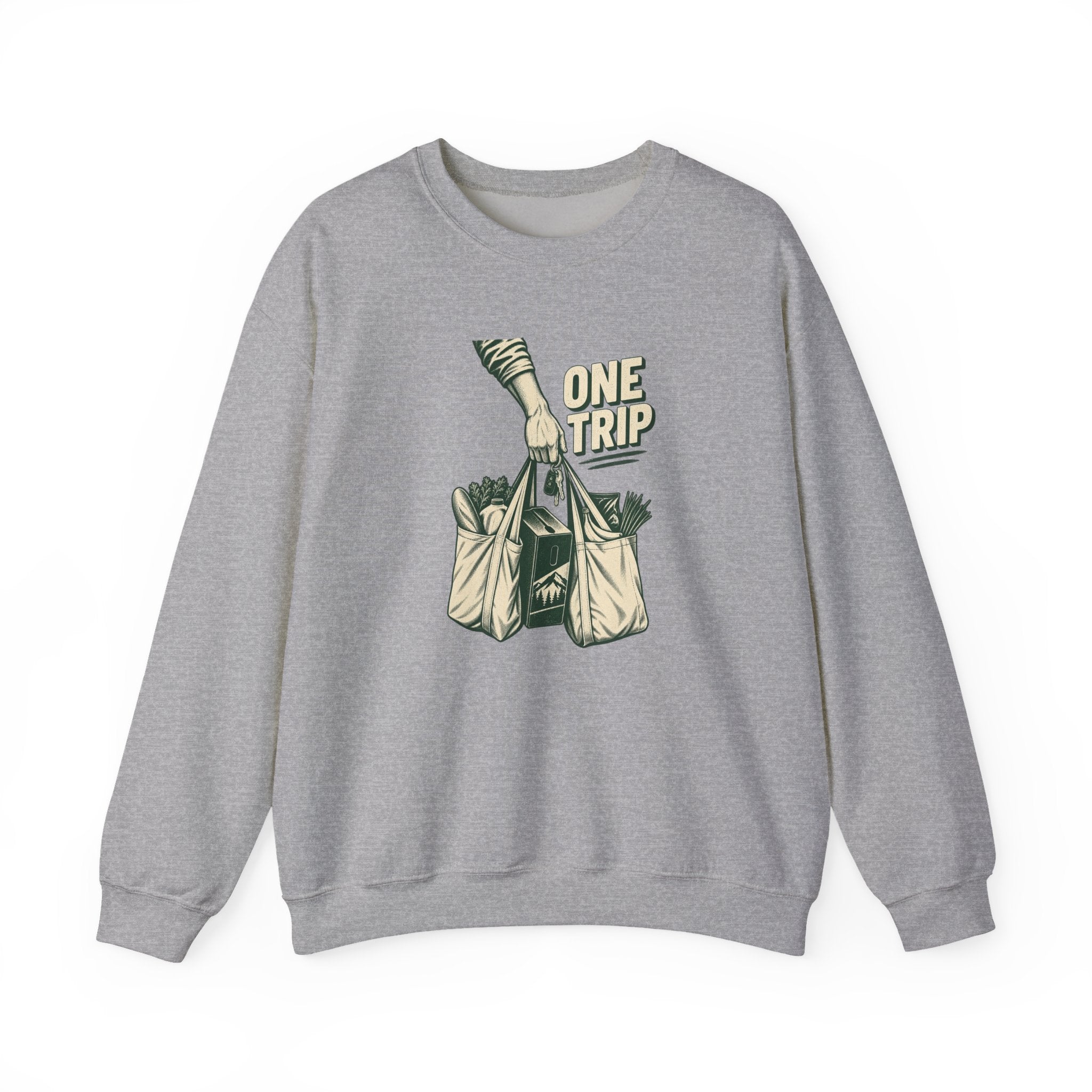 One Trip Grocery Tote Sweatshirt