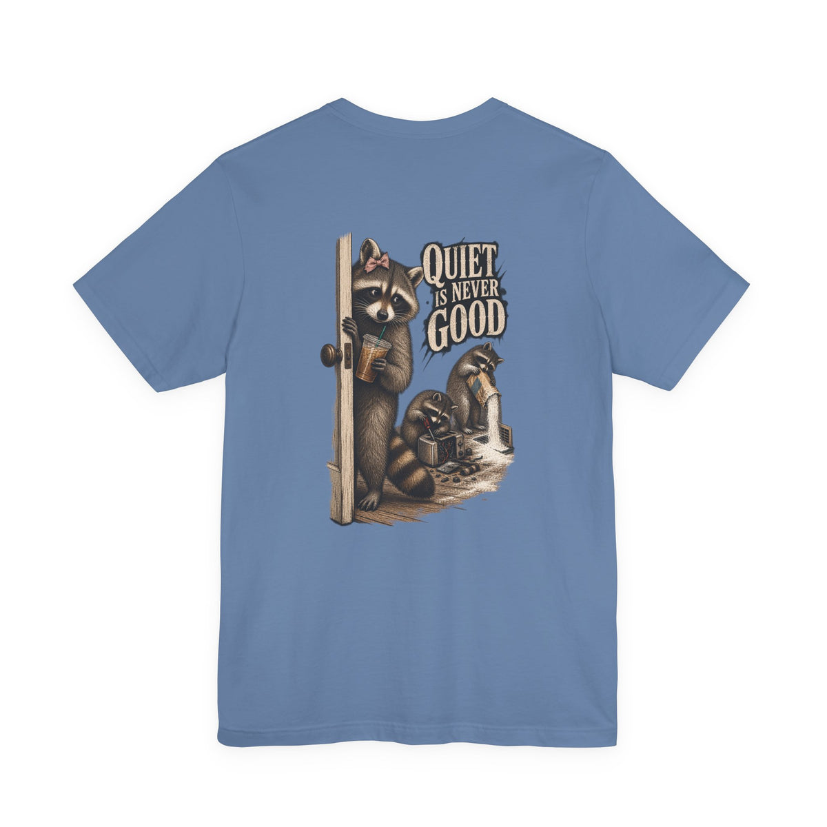 Quiet Is Never Good Tee - Brandy