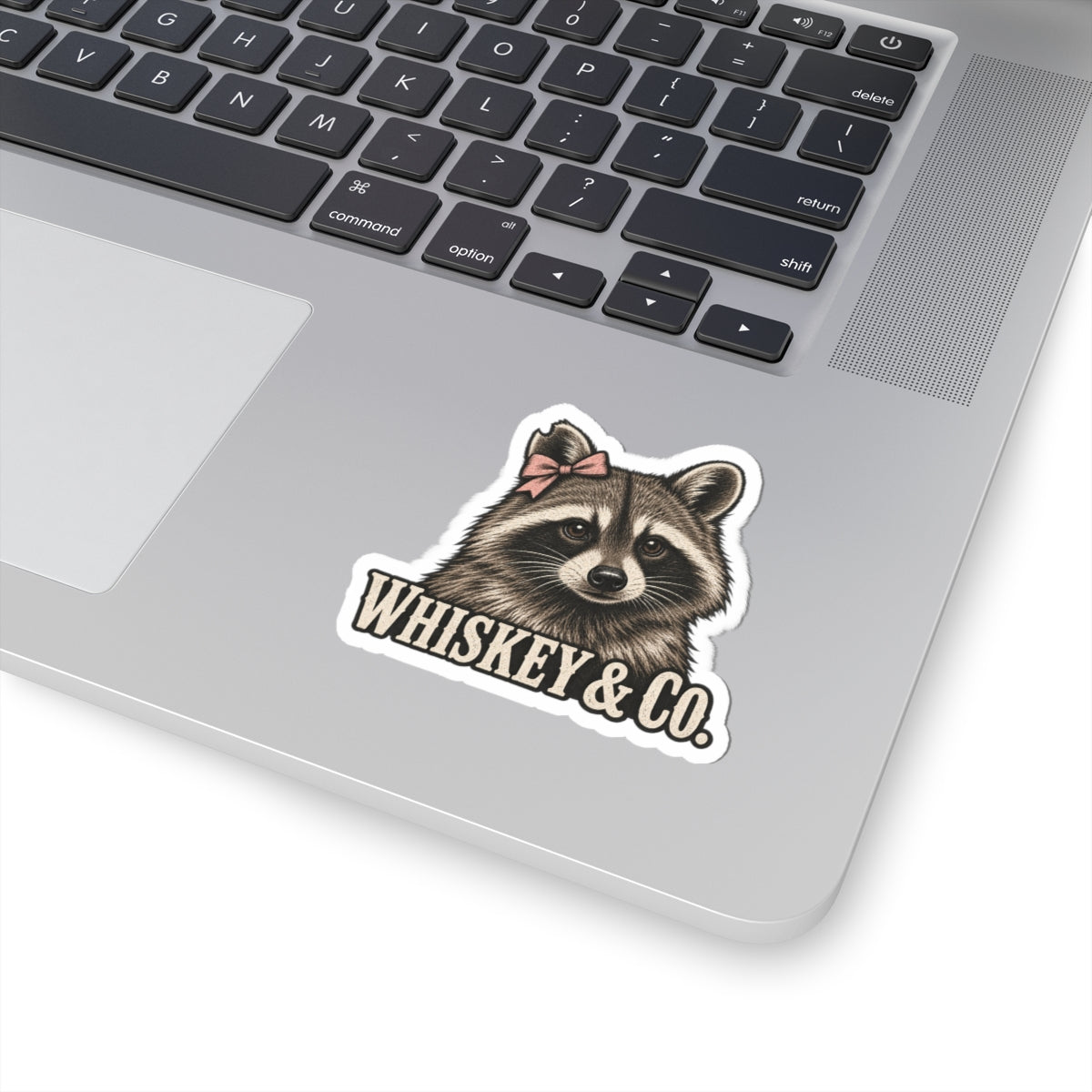 Whiskey & Co. Raccoon Sticker