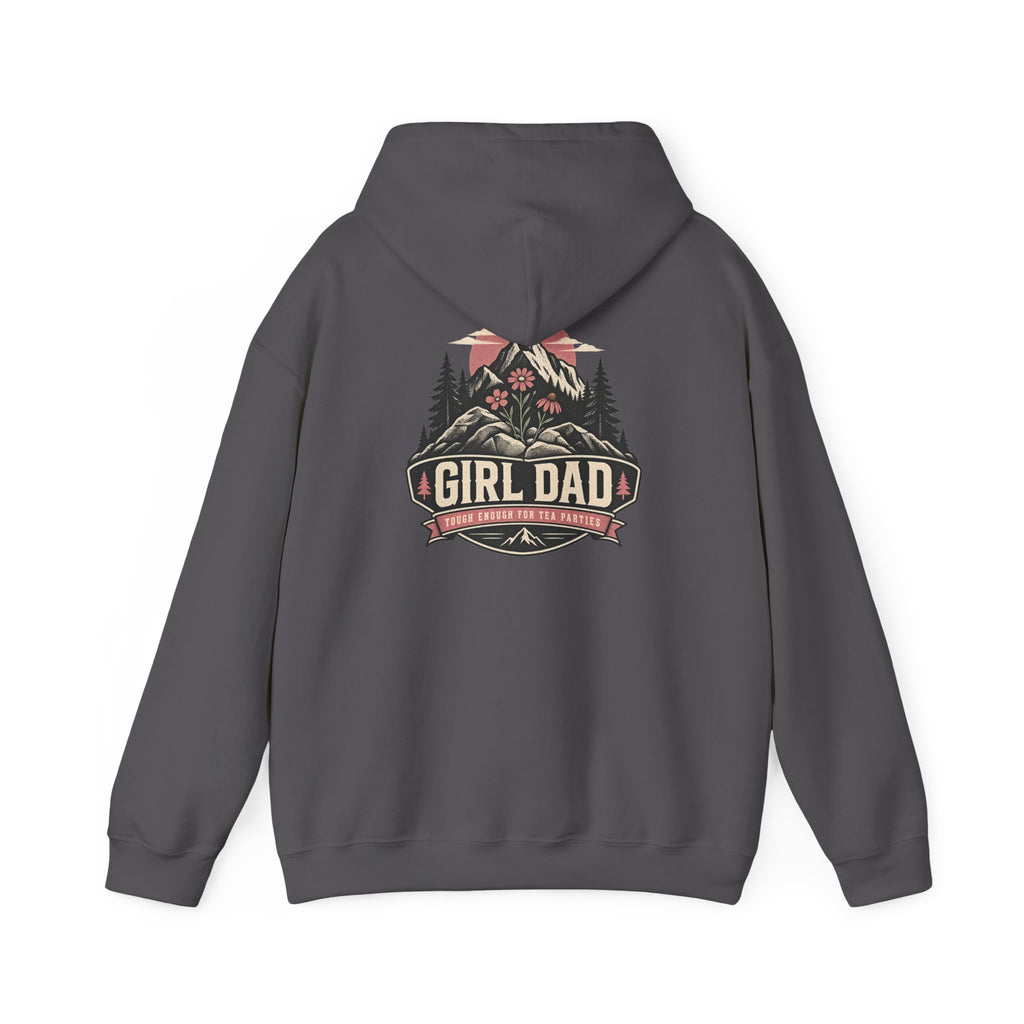 Girl Dad Hoodie — Vintage Mountain Dad Sweatshirt for Fathers