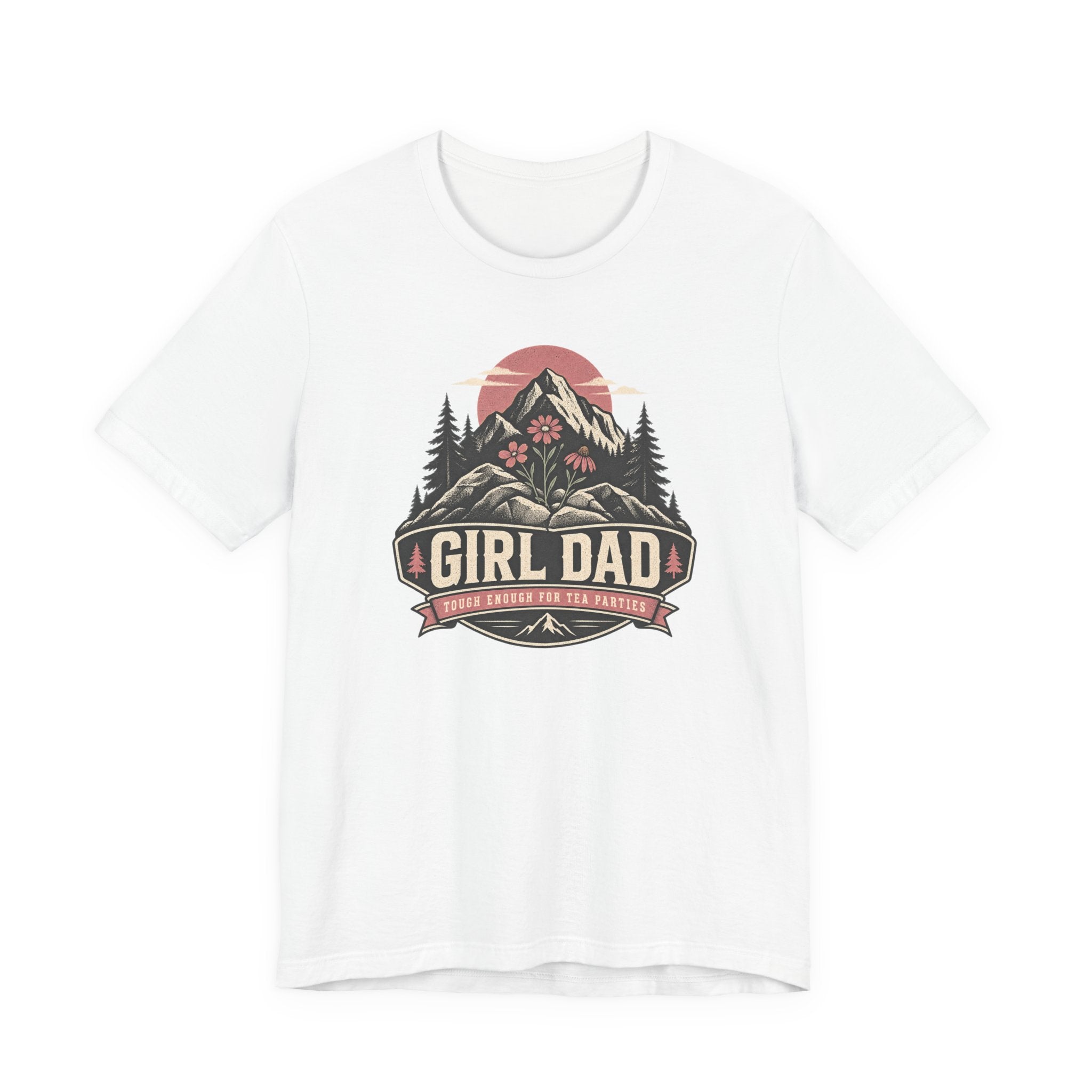 Girl Dad T-Shirt — Outdoor Mountain Camping Tee for Proud Fathers