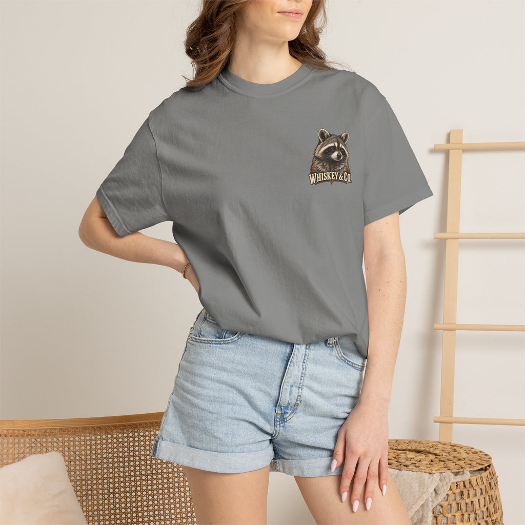 Alive Out of Spite Raccoon Graphic T-Shirt