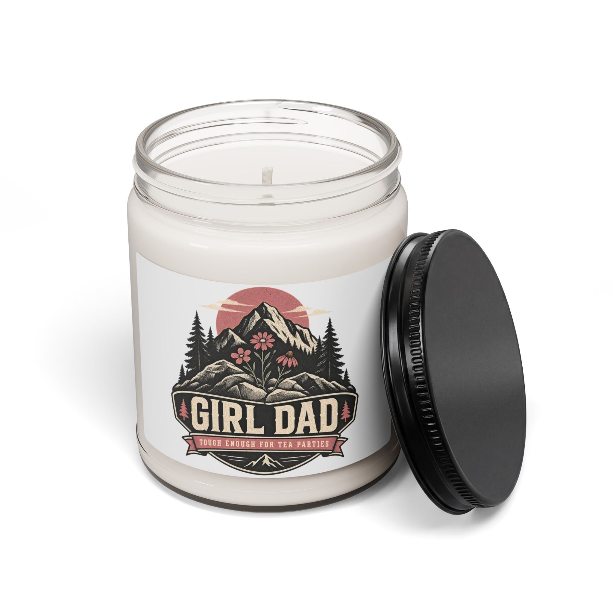 Girl Dad Soy Candle — 9oz Scented Mason Jar Candle for Dads Who Love Adventure