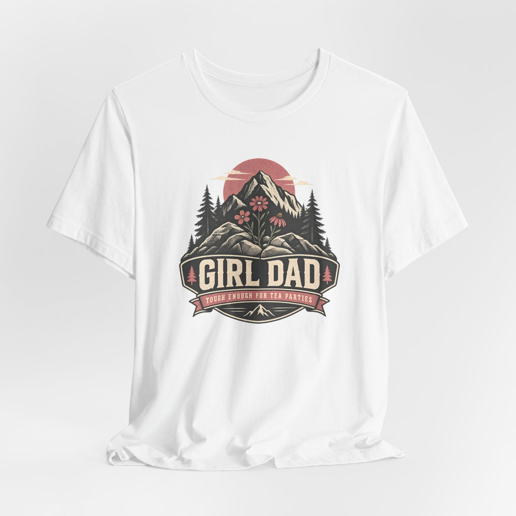 Girl Dad T-Shirt — Outdoor Mountain Camping Tee for Proud Fathers