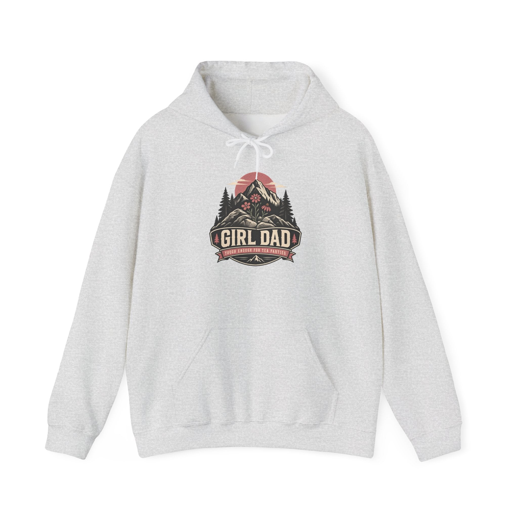 Girl Dad Hoodie — Vintage Mountain Dad Sweatshirt for Fathers