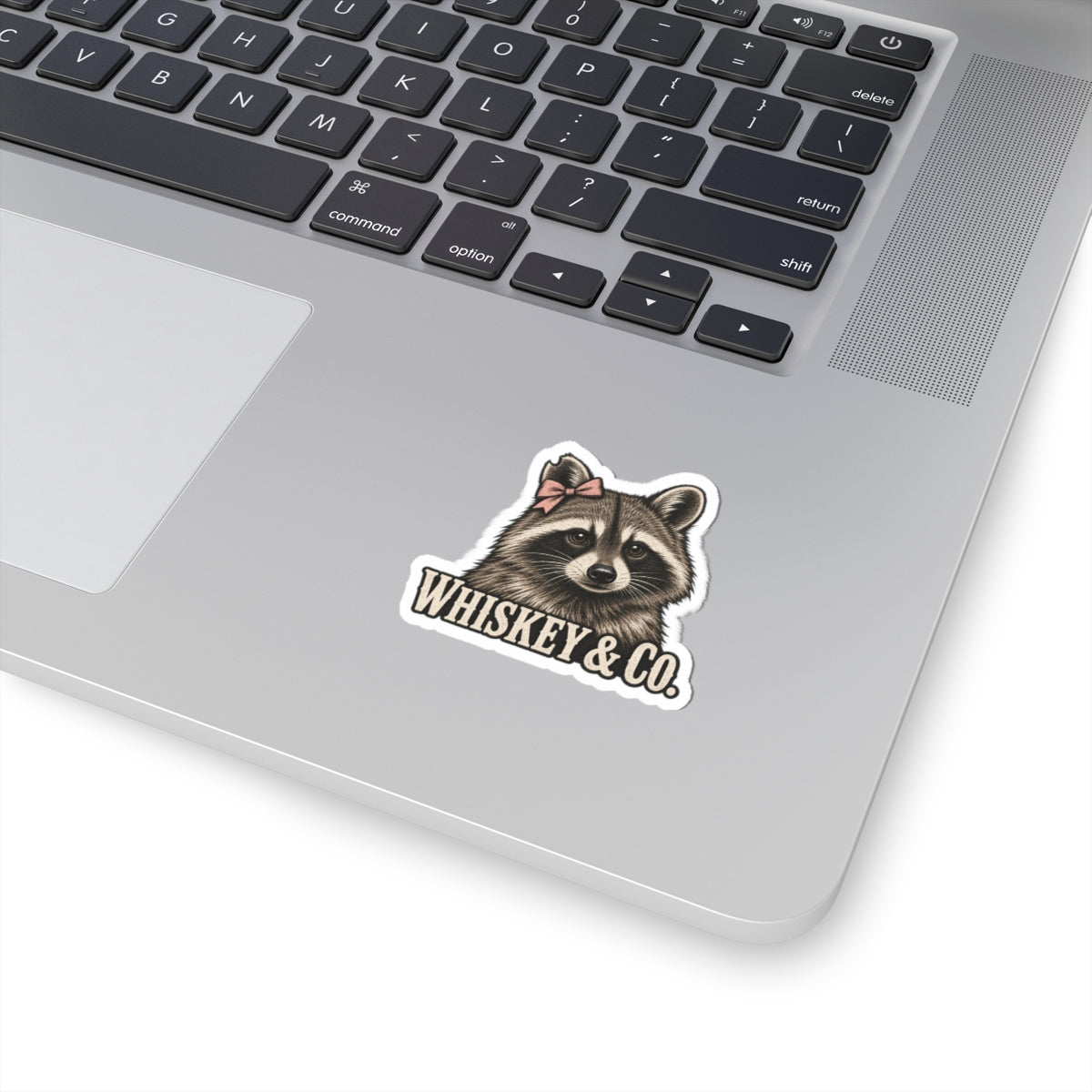 Whiskey & Co. Raccoon Sticker
