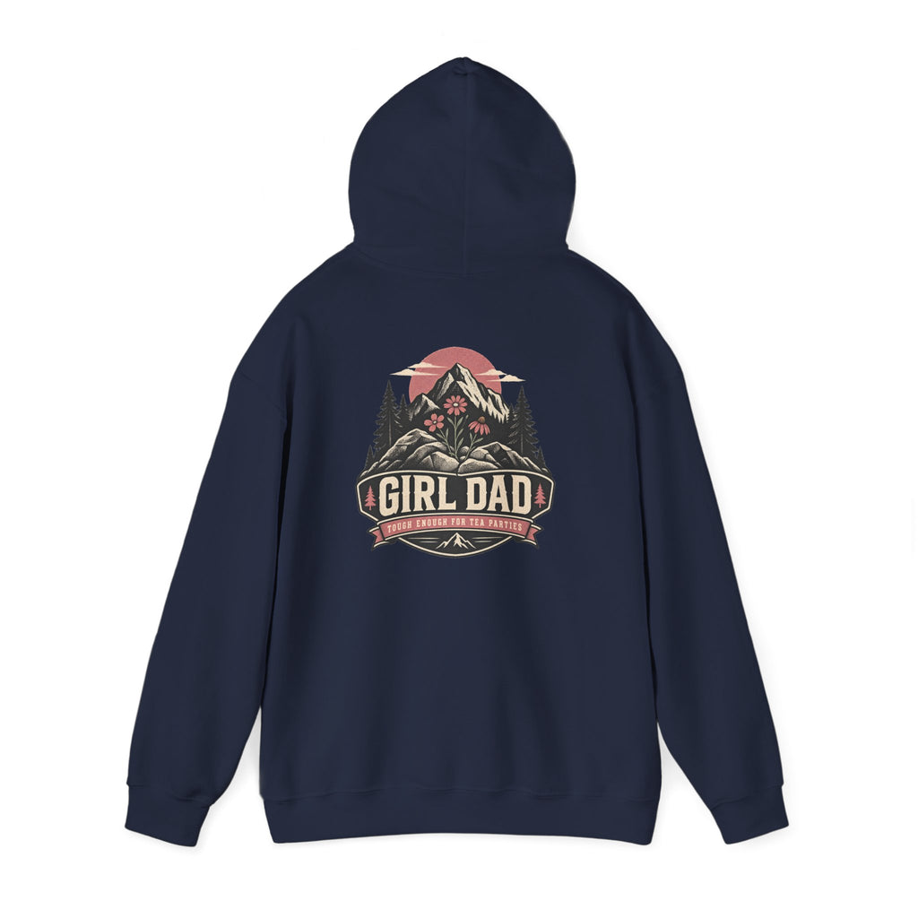 Girl Dad Hoodie — Vintage Mountain Dad Sweatshirt for Fathers