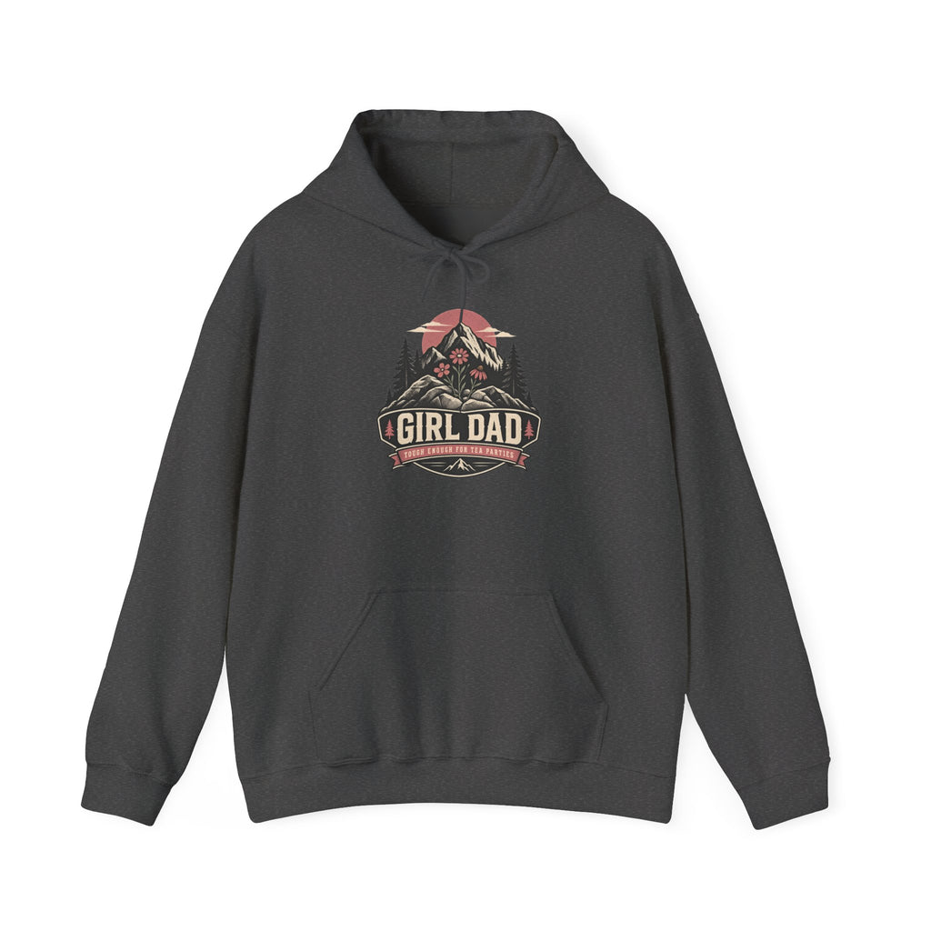 Girl Dad Hoodie — Vintage Mountain Dad Sweatshirt for Fathers