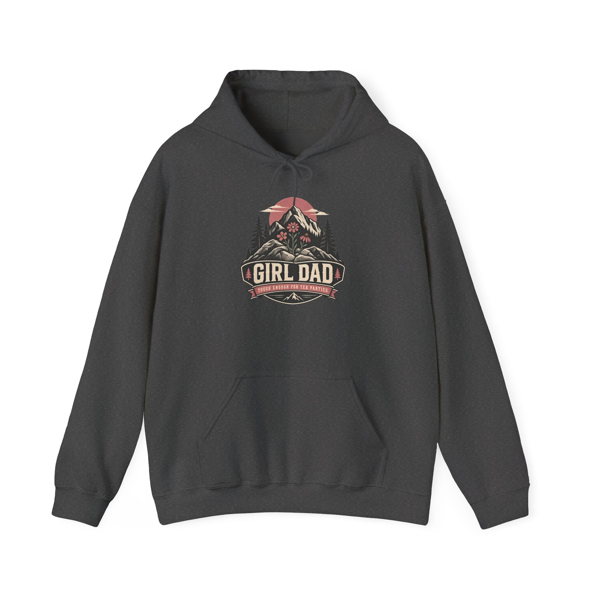 Girl Dad Hoodie — Vintage Mountain Dad Sweatshirt for Fathers