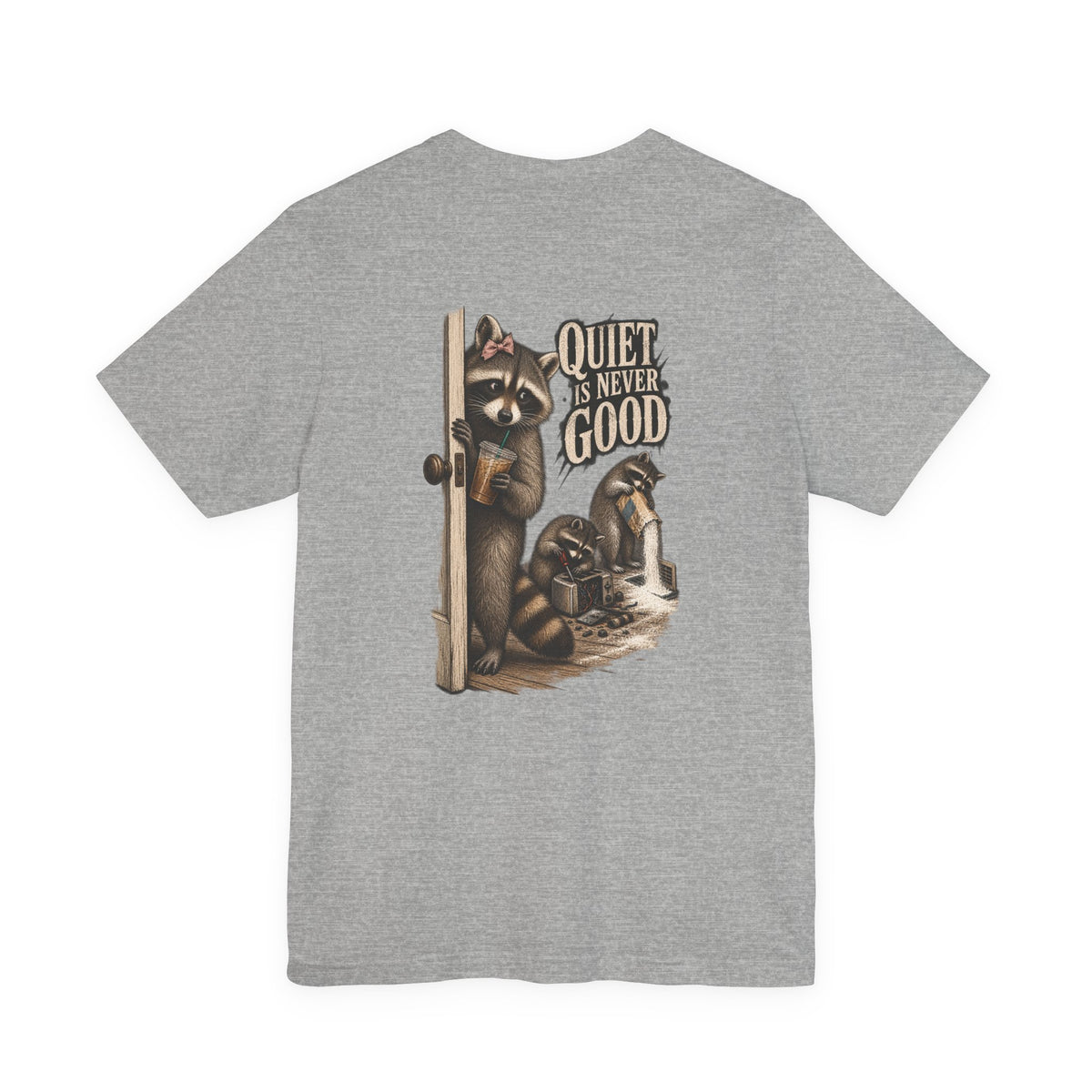 Quiet Is Never Good Tee - Brandy