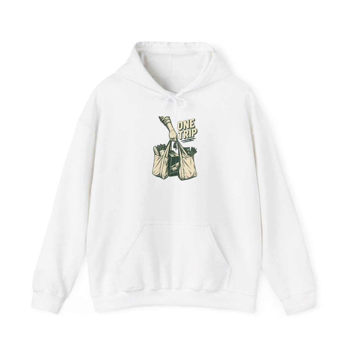 One Trip Grocery Tote Hoodie