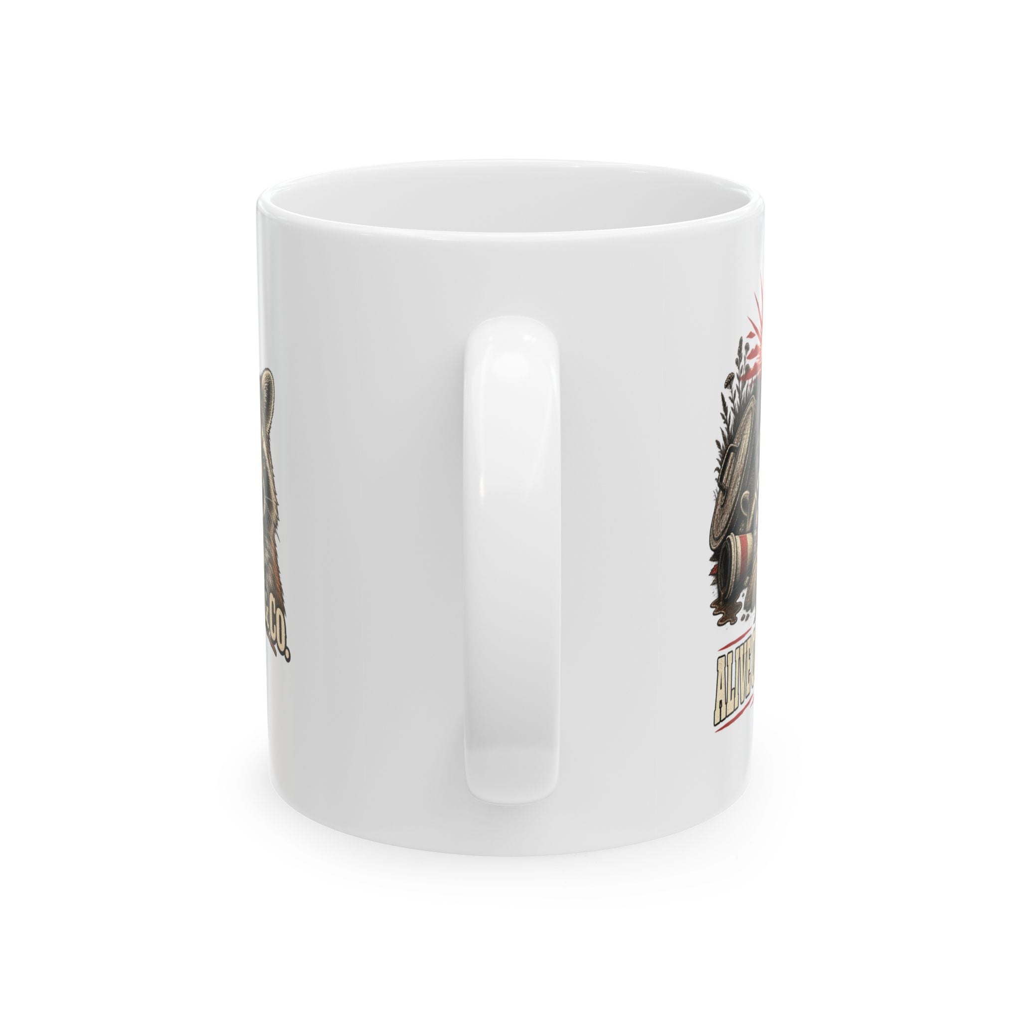 Alive Out Of Spite Ceramic Coffee Mug
