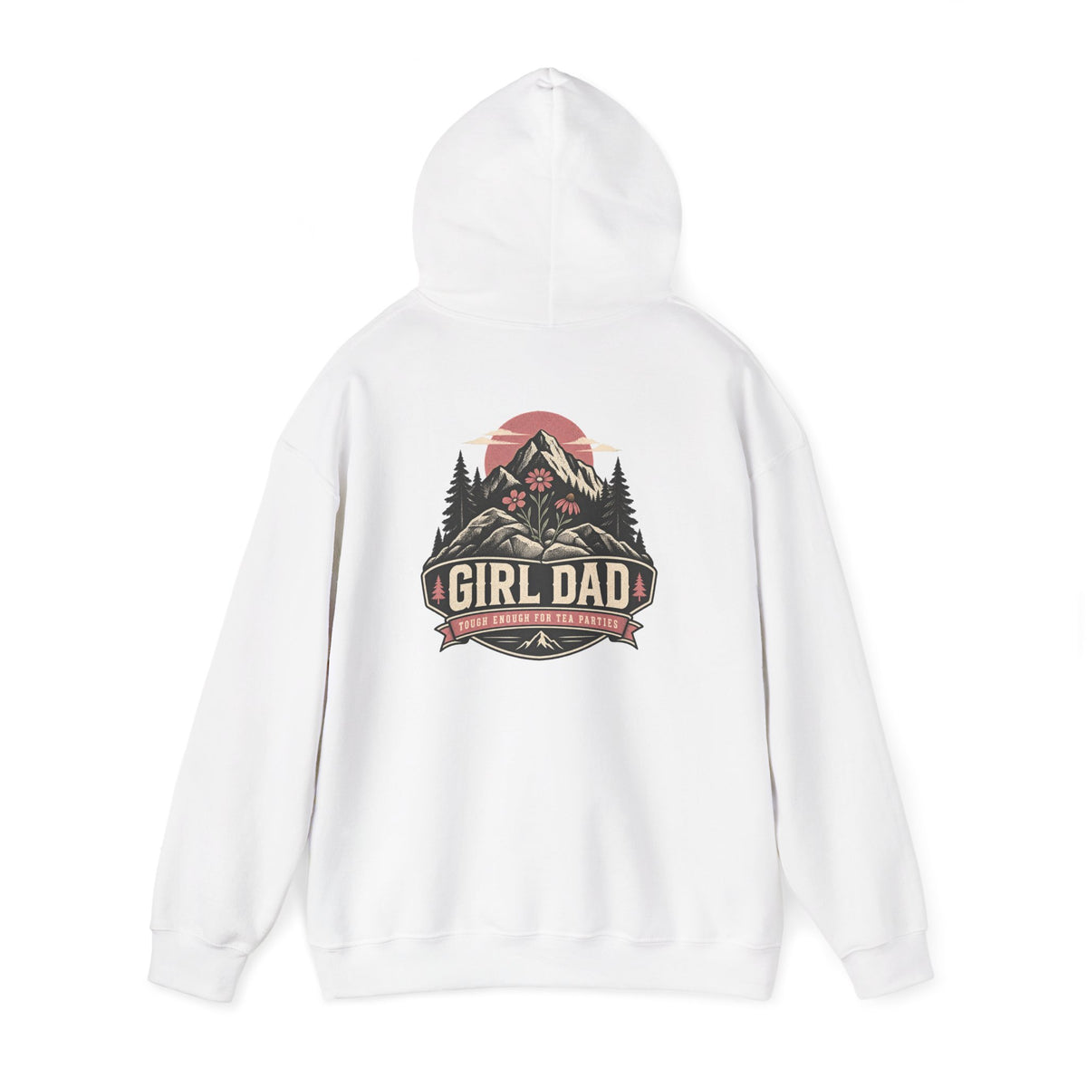 Girl Dad Hoodie — Vintage Mountain Dad Sweatshirt for Fathers