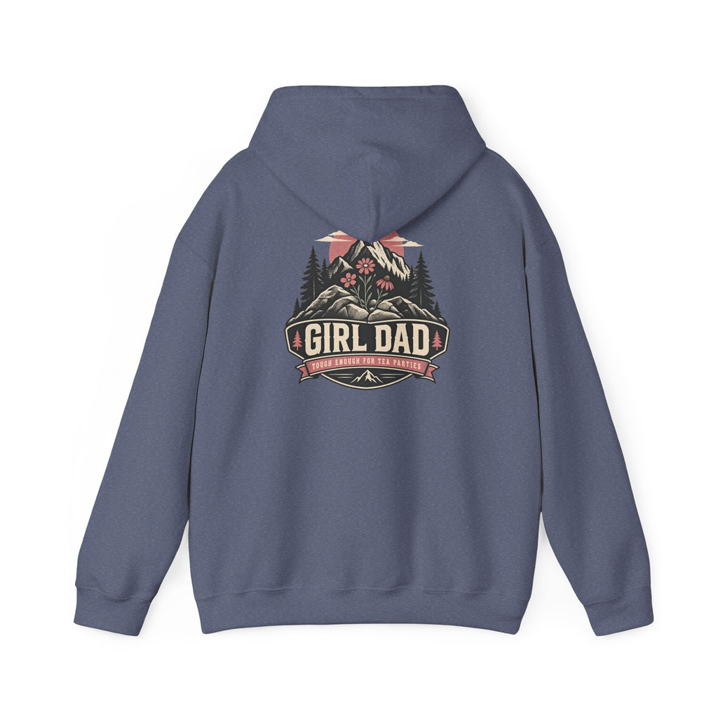 Girl Dad Hoodie — Vintage Mountain Dad Sweatshirt for Fathers