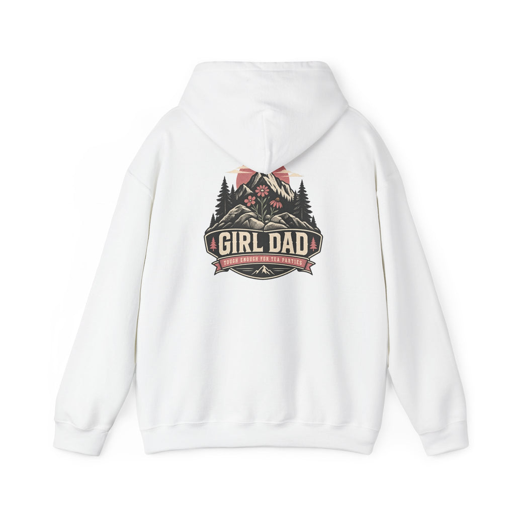 Girl Dad Hoodie — Vintage Mountain Dad Sweatshirt for Fathers