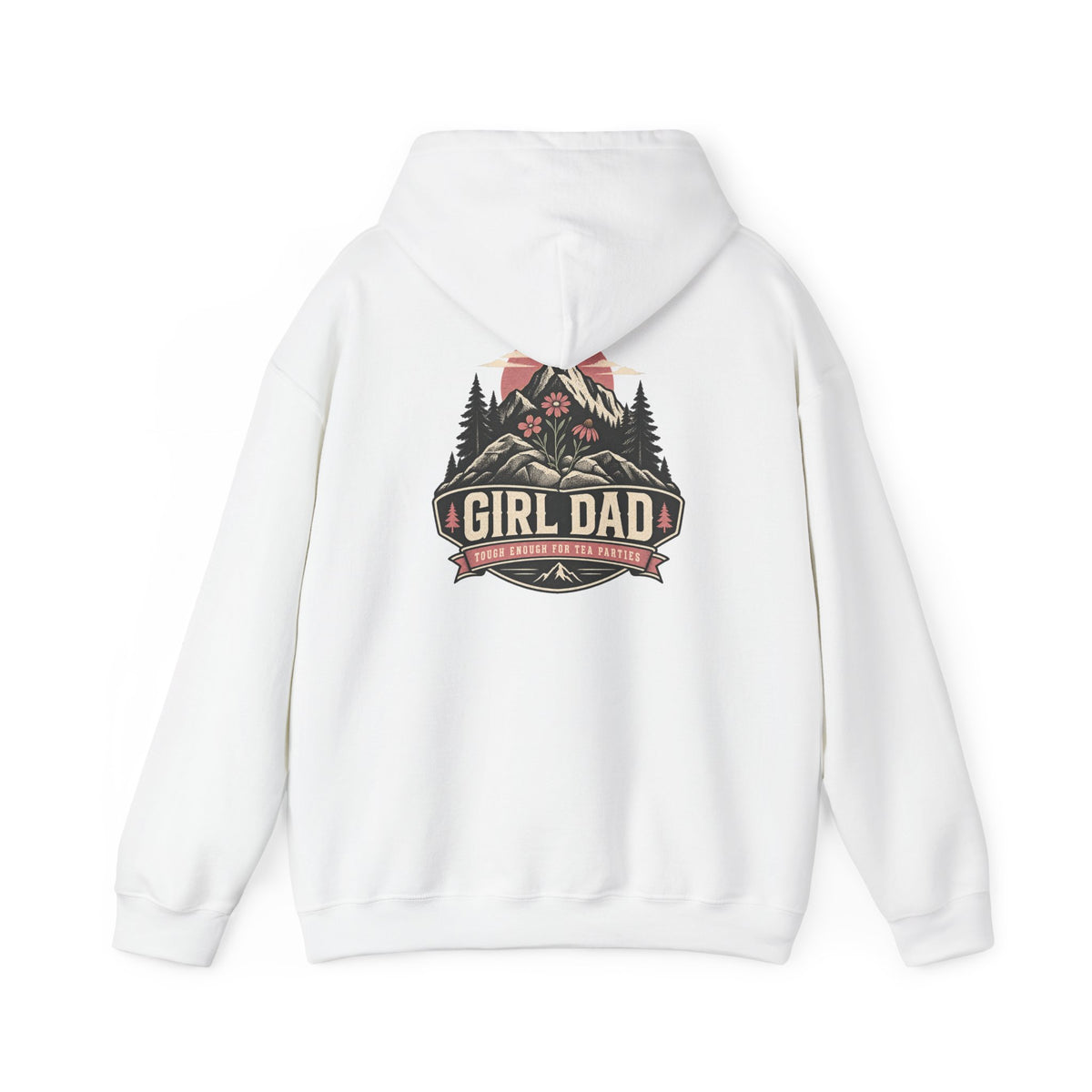 Girl Dad Hoodie — Vintage Mountain Dad Sweatshirt for Fathers
