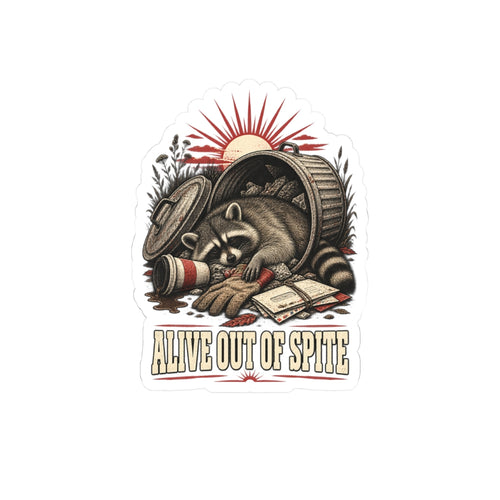 Alive Out of Spite Sticker - Whiskey
