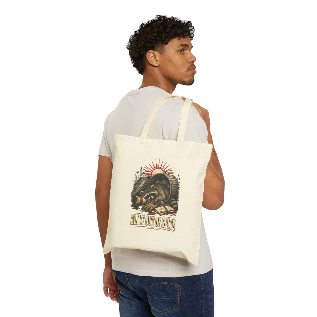 Alive Out Of Spite Cotton Tote Bag – Eco-Friendly