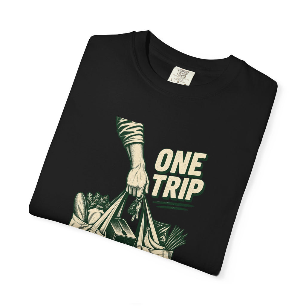 One Trip Grocery Tote T-Shirt — Vintage Shopper Graphic Tee