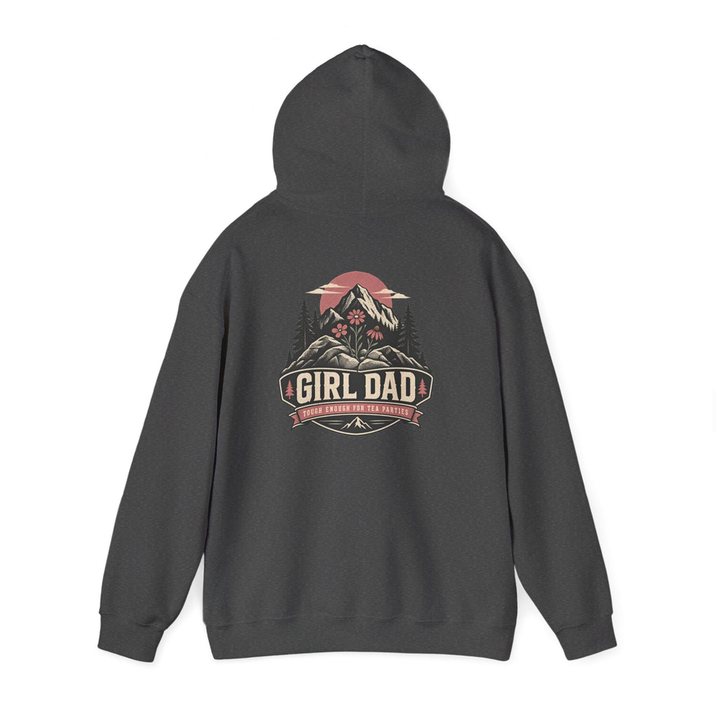 Girl Dad Hoodie — Vintage Mountain Dad Sweatshirt for Fathers