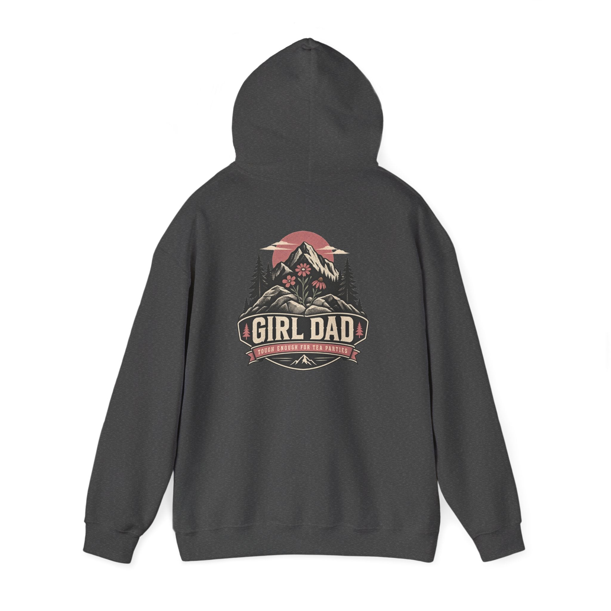 Girl Dad Hoodie — Vintage Mountain Dad Sweatshirt for Fathers