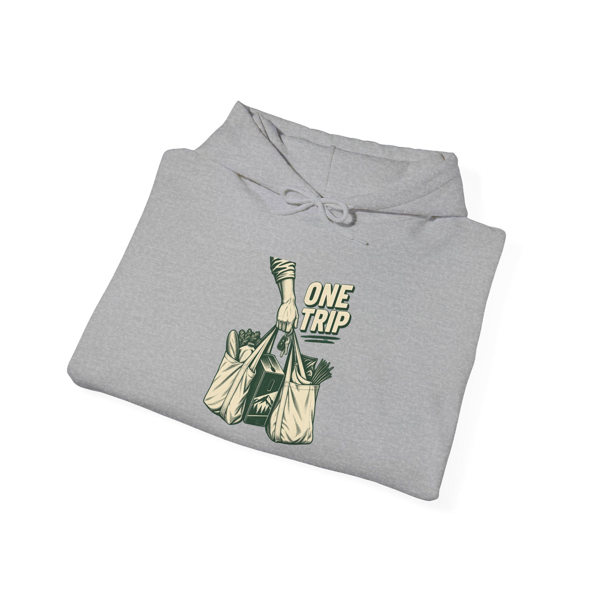 One Trip Grocery Tote Hoodie