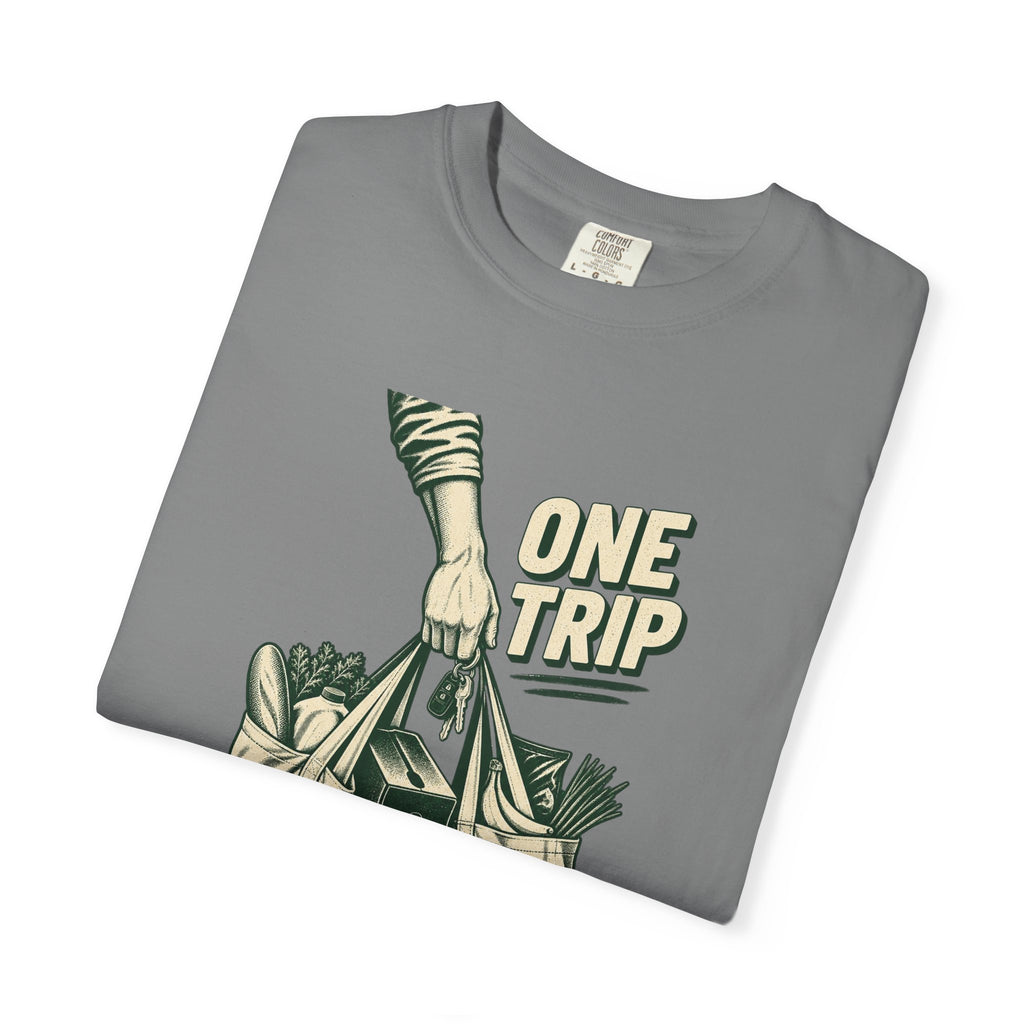 One Trip Grocery Tote T-Shirt — Vintage Shopper Graphic Tee
