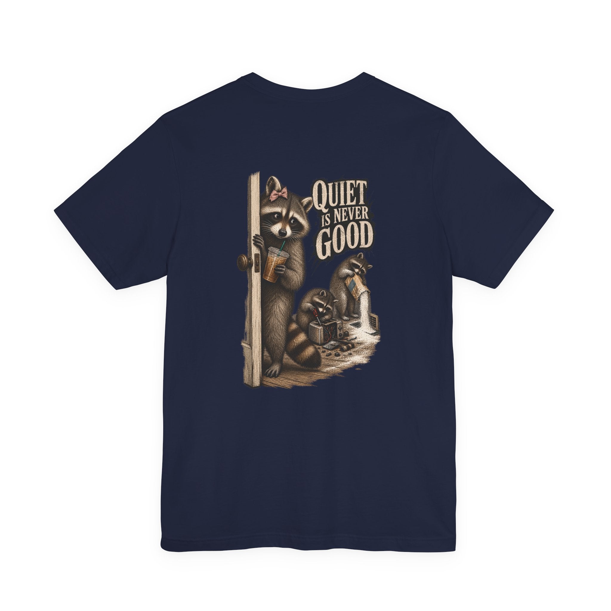 Quiet Is Never Good Tee - Brandy