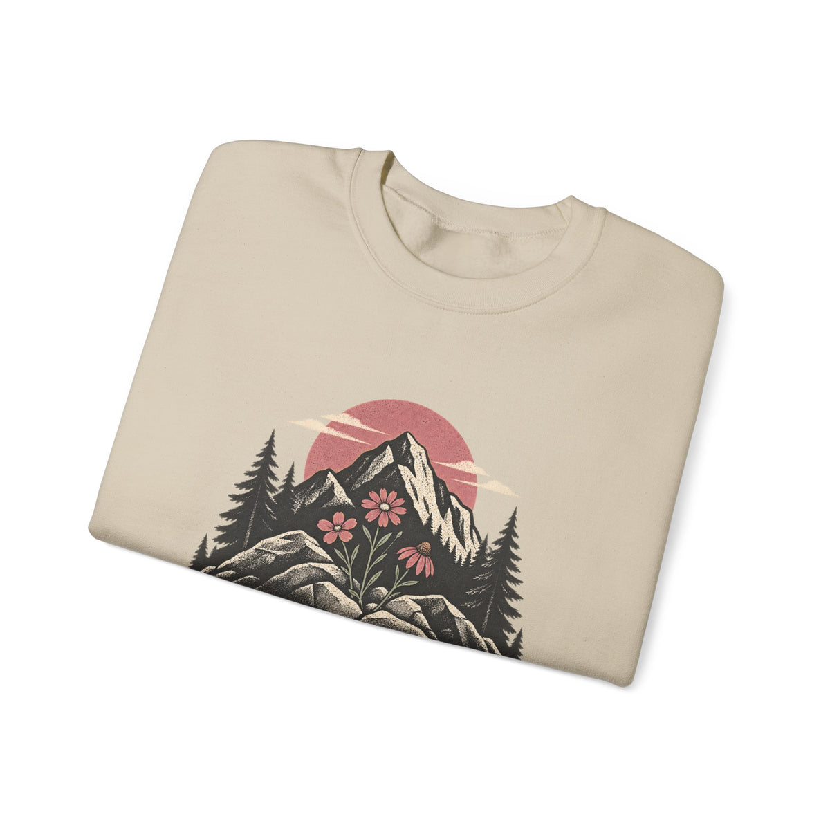 Girl Dad Sweatshirt – Mountain Adventure Graphic Crewneck