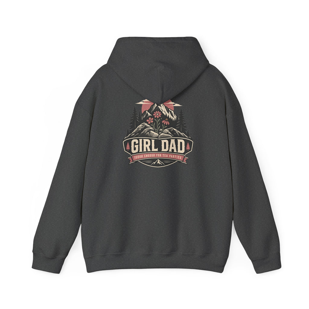 Girl Dad Hoodie — Vintage Mountain Dad Sweatshirt for Fathers