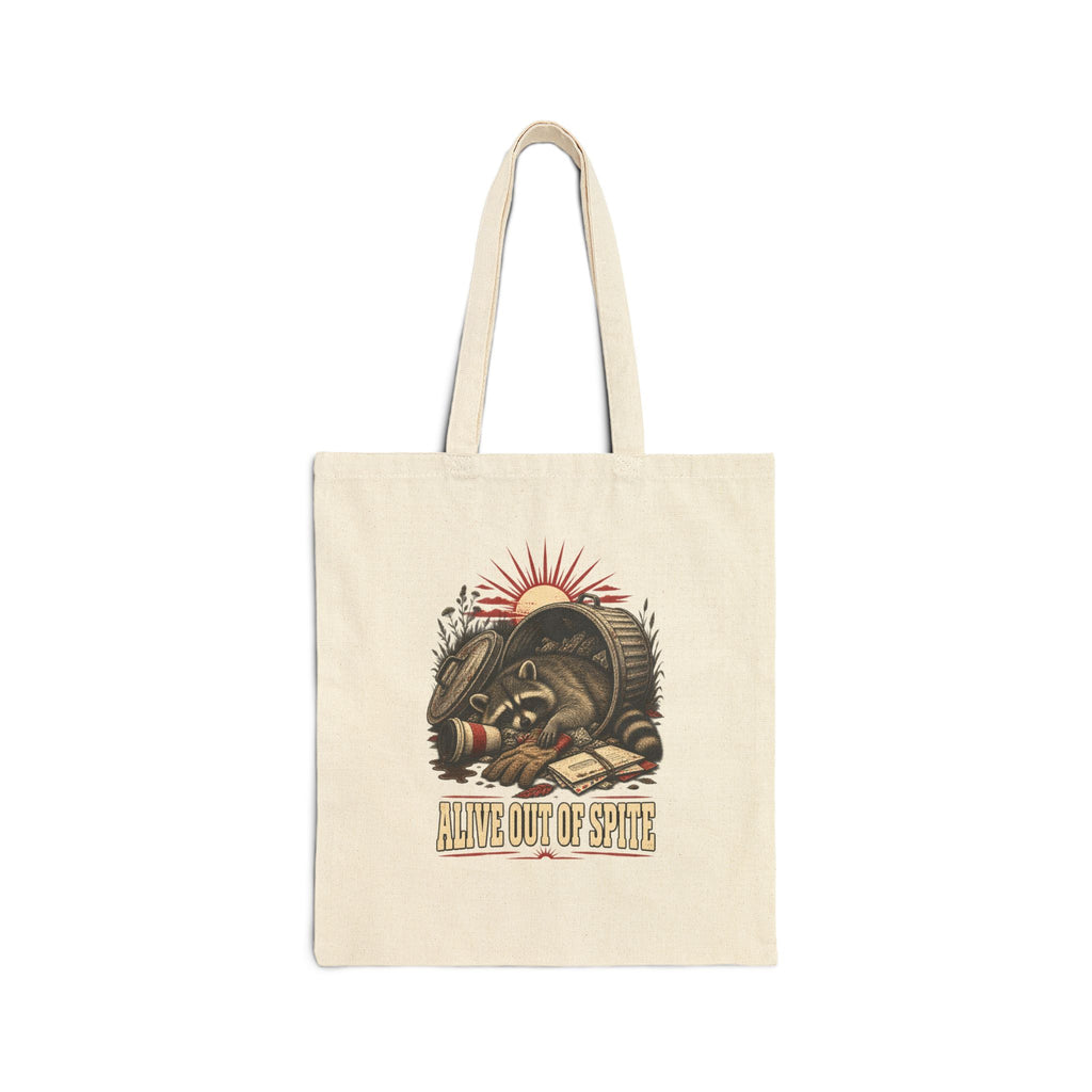 Alive Out Of Spite Cotton Tote Bag – Eco-Friendly