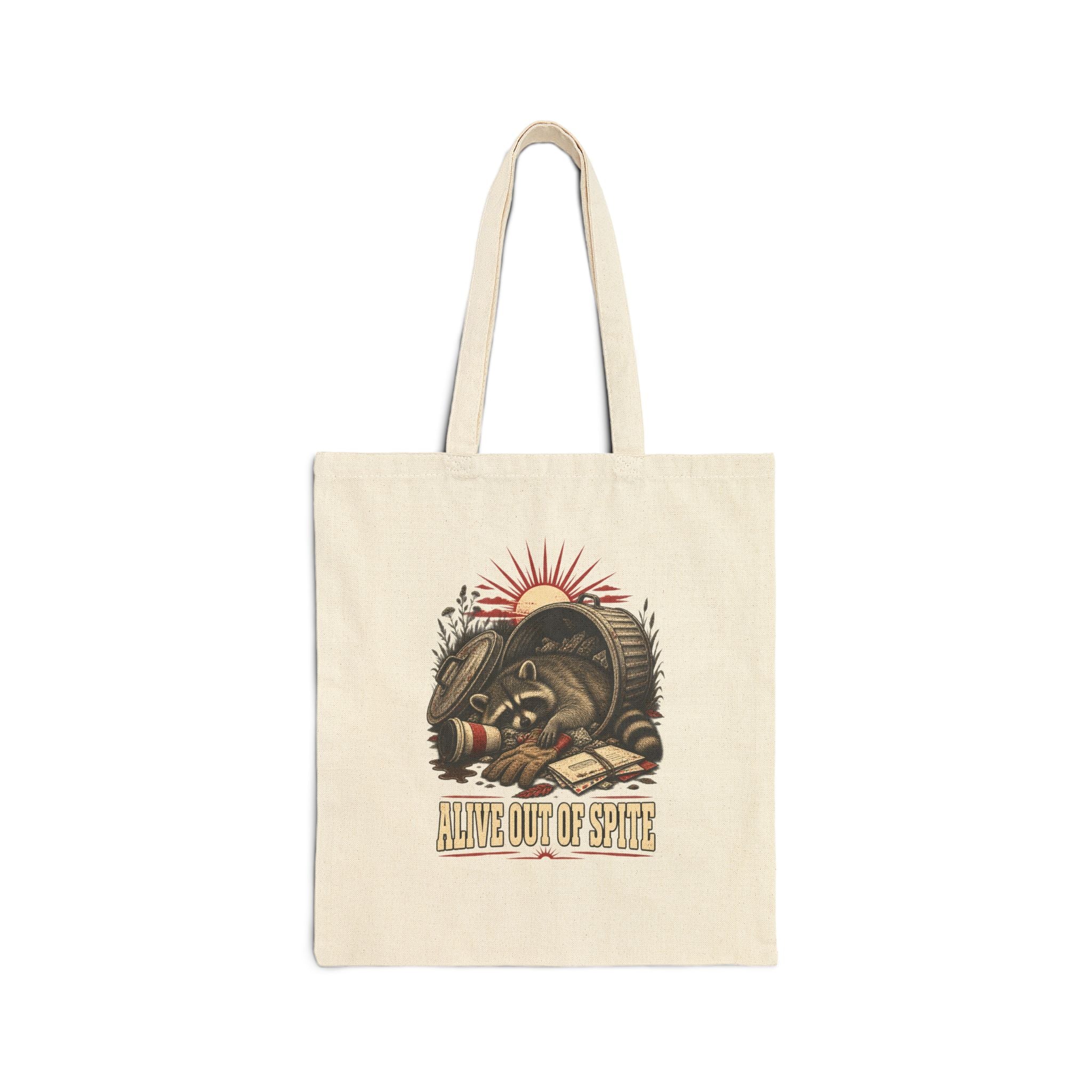 Alive Out Of Spite Cotton Tote Bag – Eco-Friendly