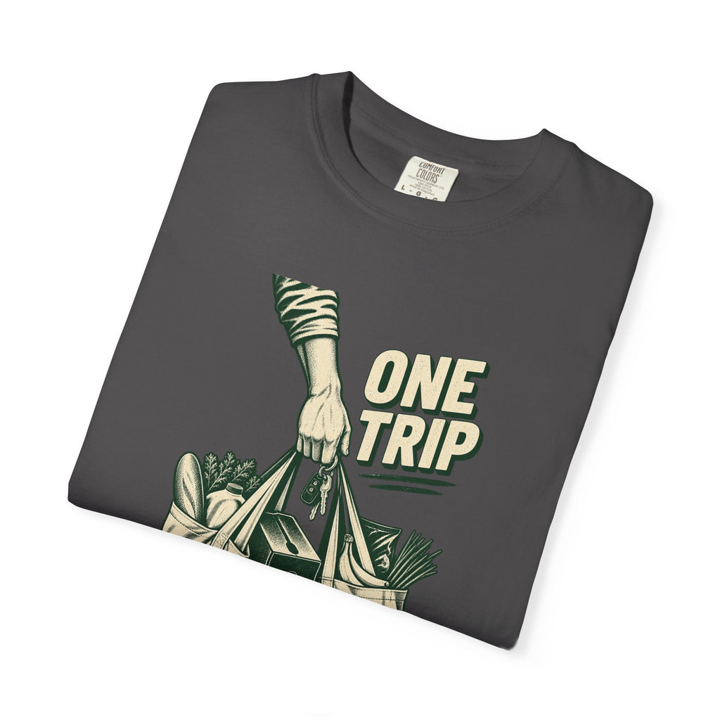 One Trip Grocery Tote T-Shirt — Vintage Shopper Graphic Tee