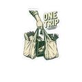 One Trip Grocery Tote Sticker — Kiss-Cut Vinyl Sticker