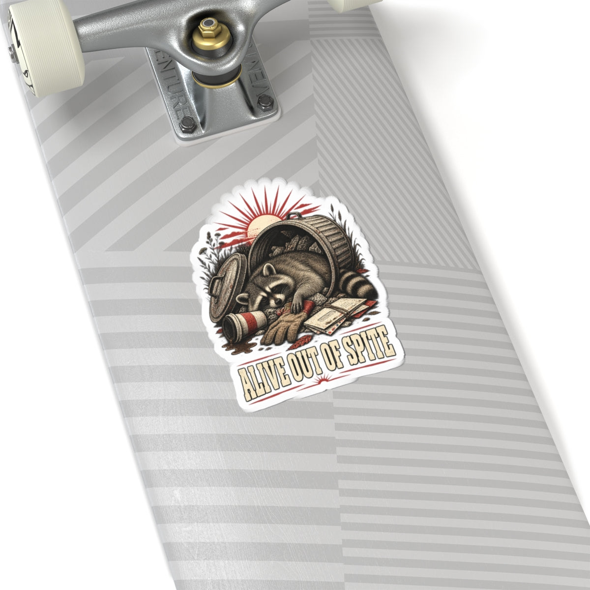 Vintage Sticker — "Alive Out of Spite" Kiss-Cut Decal